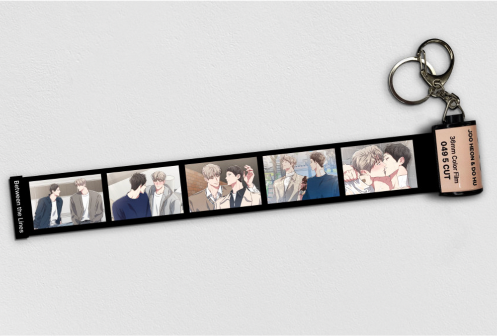 Between The Lines - Film Keyring