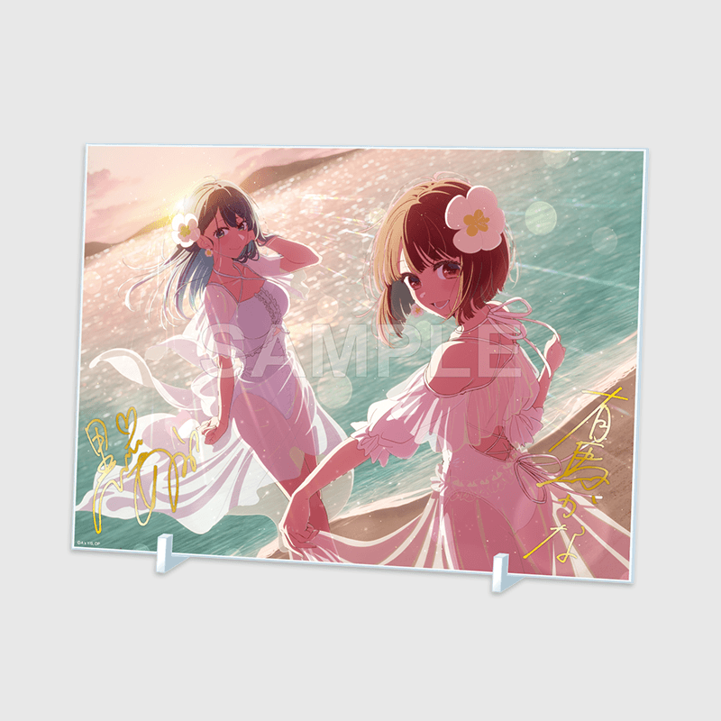 Favorite Child x ANIPLUS - Gold Leaf Signed Acrylic Panel Marine Day 2024 ver.