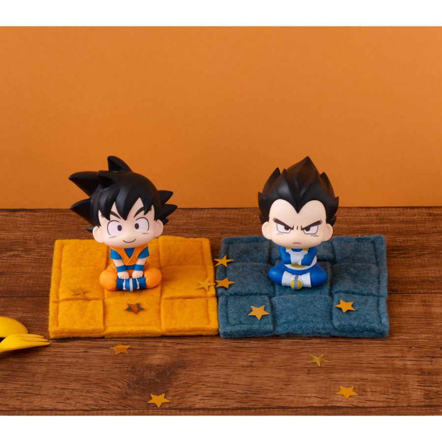 Dragon Ball DAIMA x ANIPLUS - Look-up Mini Son Goku & Mini Vegeta (with cushion bonus) - Harumio