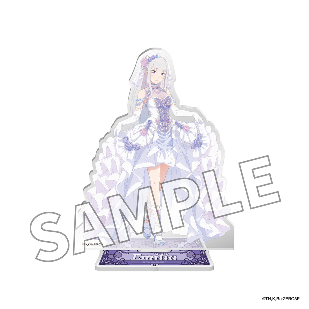 Re:Zero − Starting Life in Another World x ANIPLUS - Acrylic Stand Figure (Wedding ver.)