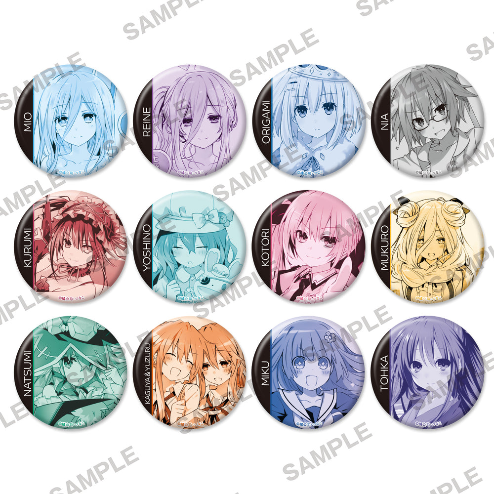 Date A Live x ANIPLUS - Trading Can Badge Memorial Collection Vol.4 (Random)