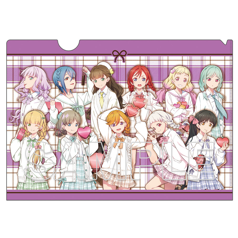 Love Live! Superstar!! x ANIPLUS - Clear File Ver. Valentine 2025