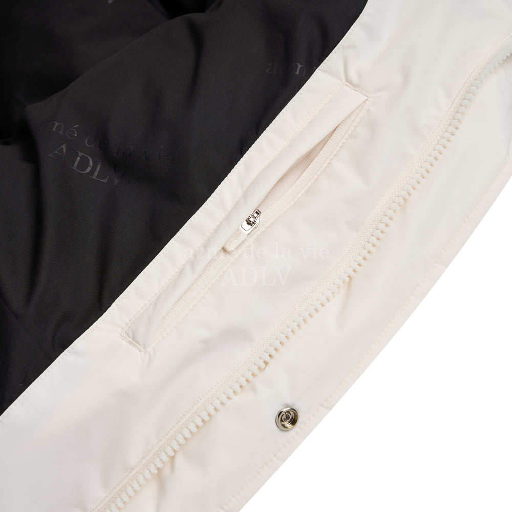 ADLV x Lisa - Basic Logo A Emblem Patch Long Down Jacket
