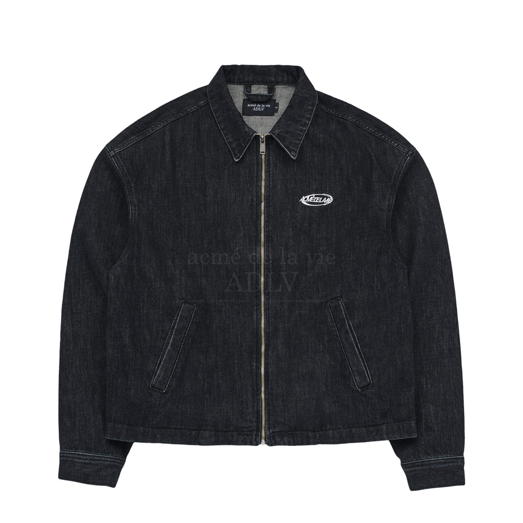 Zip up outlet trucker jacket