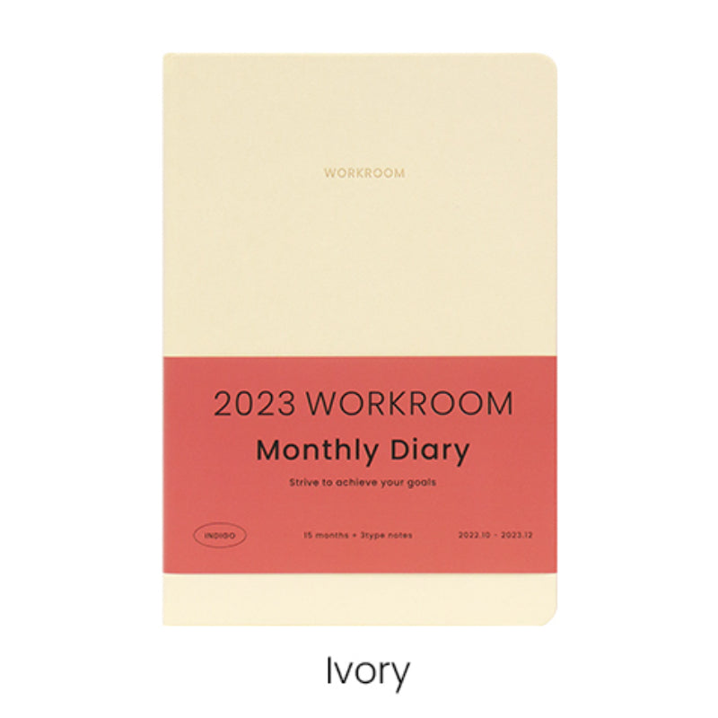 INDIGO - 2023 Workroom Monthly Diary A5