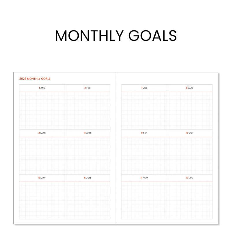 INDIGO - 2023 Workroom Monthly Diary A5