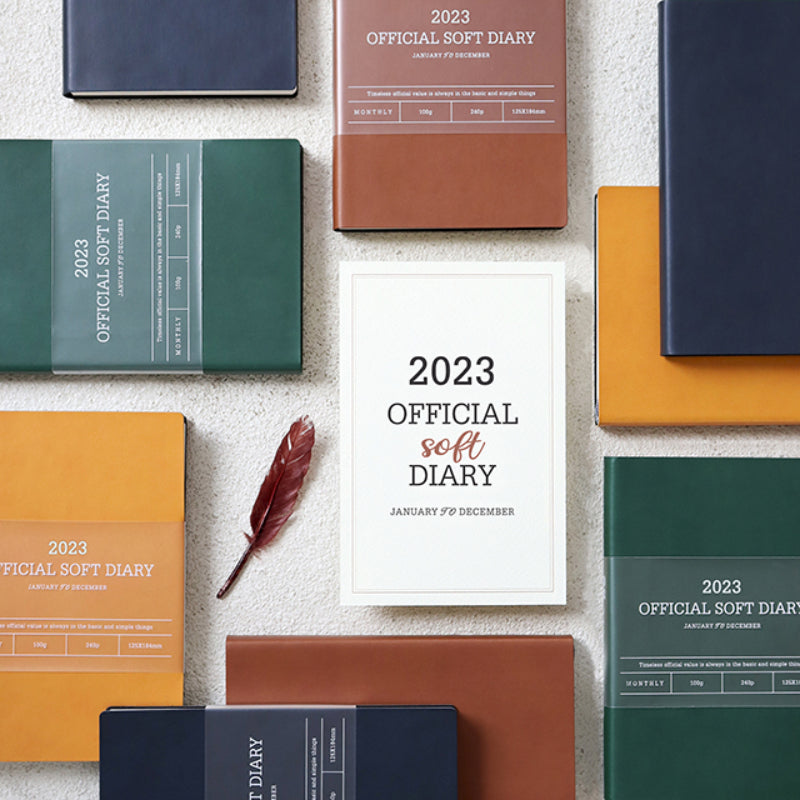 INDIGO - 2023 Official Soft Diary Monthly