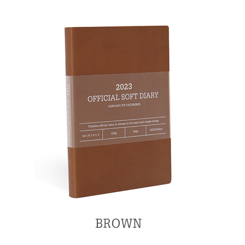 INDIGO - 2023 Official Soft Diary Monthly