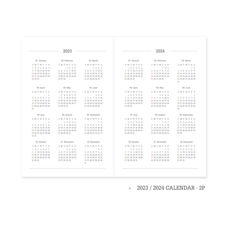 INDIGO - 2023 Official Soft Diary Monthly