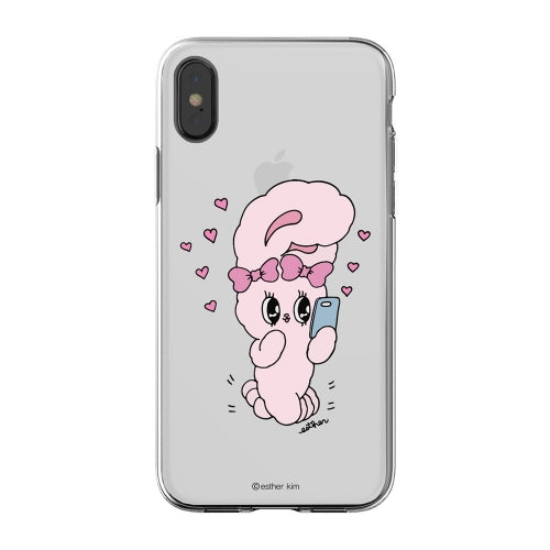 Esther Bunny - Clear Soft Phone Case