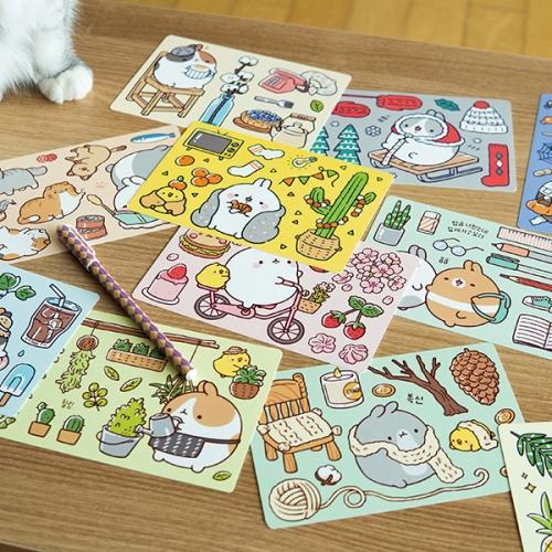 Molang - Postcard Set - 12