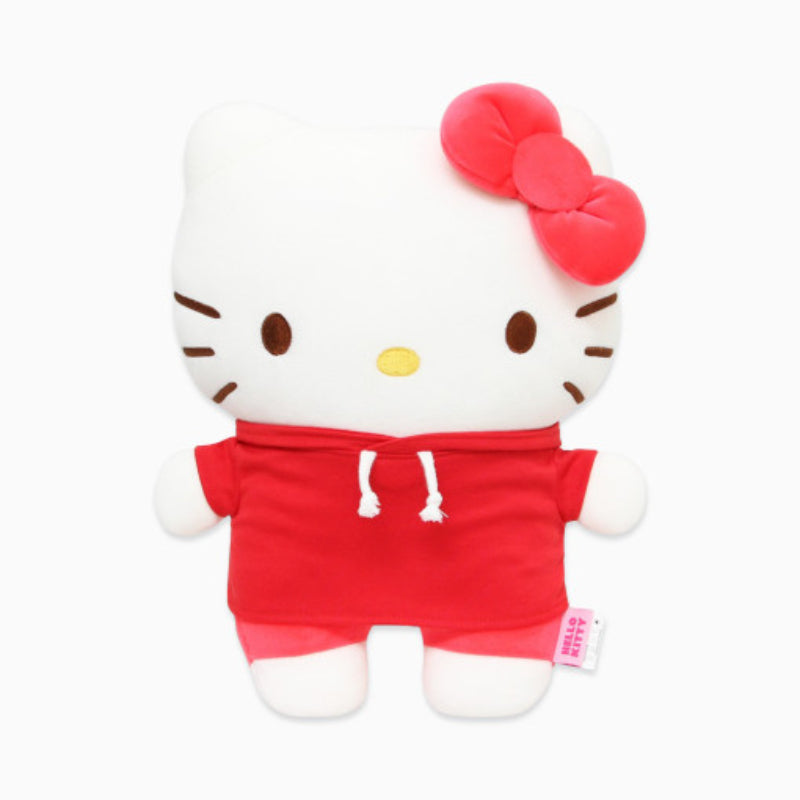 NARA HOME DECO X Hello Kitty - Red Hoodie Hug Me Cushion