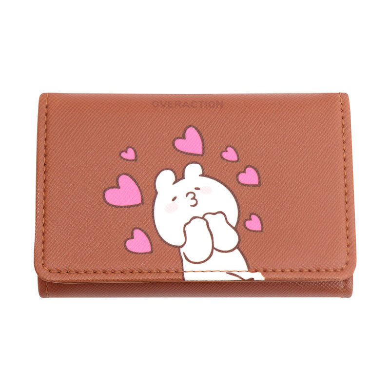 Overaction Bunny - Card Wallet Choco