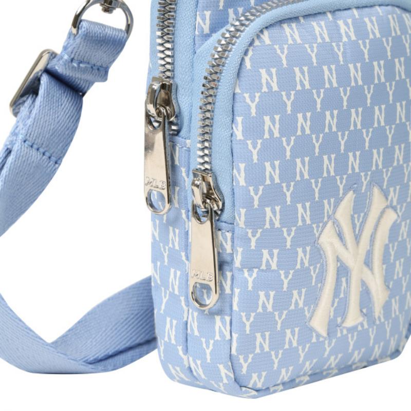 TÚI MLB Monogram Nylon Jacquard Mini Crossbody Bag NY Yankees C207