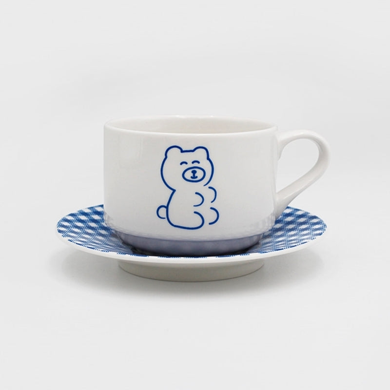 1537 - Teddy&Lucy Cup and Saucer