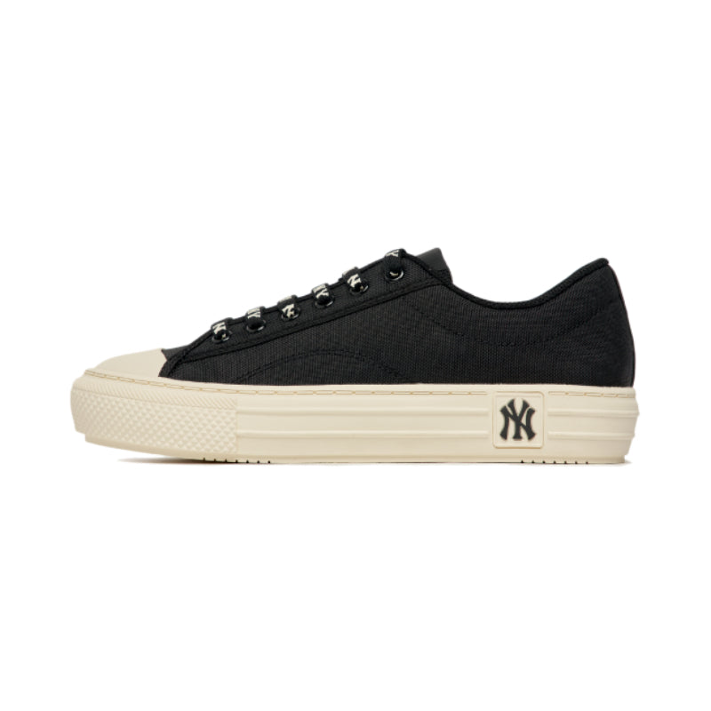 MLB Korea Womens Low-top Sneakers, Black, 25.5