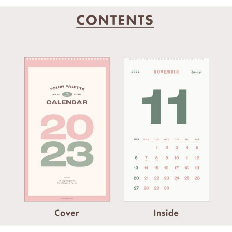 ICONIC - 2023 Color Palette Wall Calendar