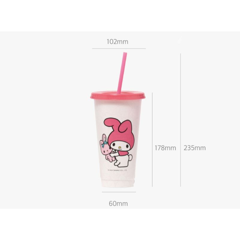 Sanrio x 10x10 - Sanrio Characters Reusable Cold Cup Set Ver 2