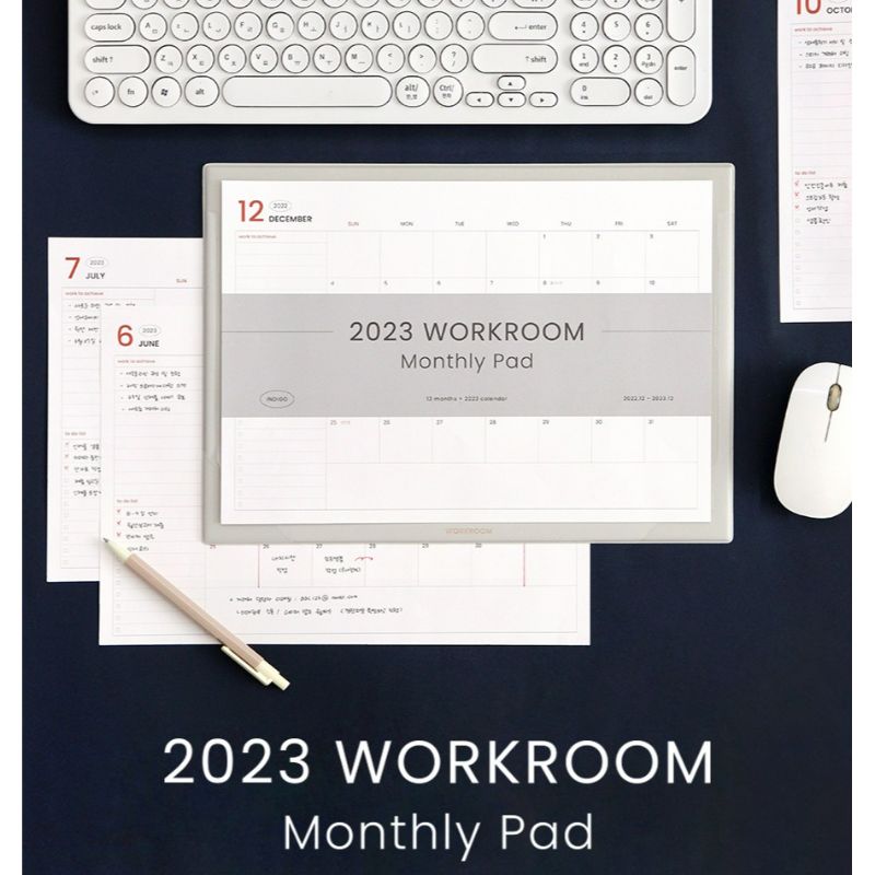 INDIGO - 2023 Workroom Monthly Pad