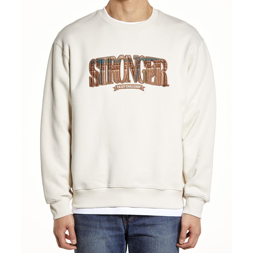 DRX - Check Applique Sweatshirt