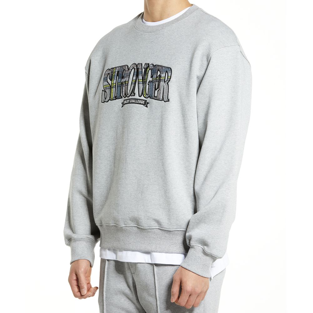 DRX - Check Applique Sweatshirt