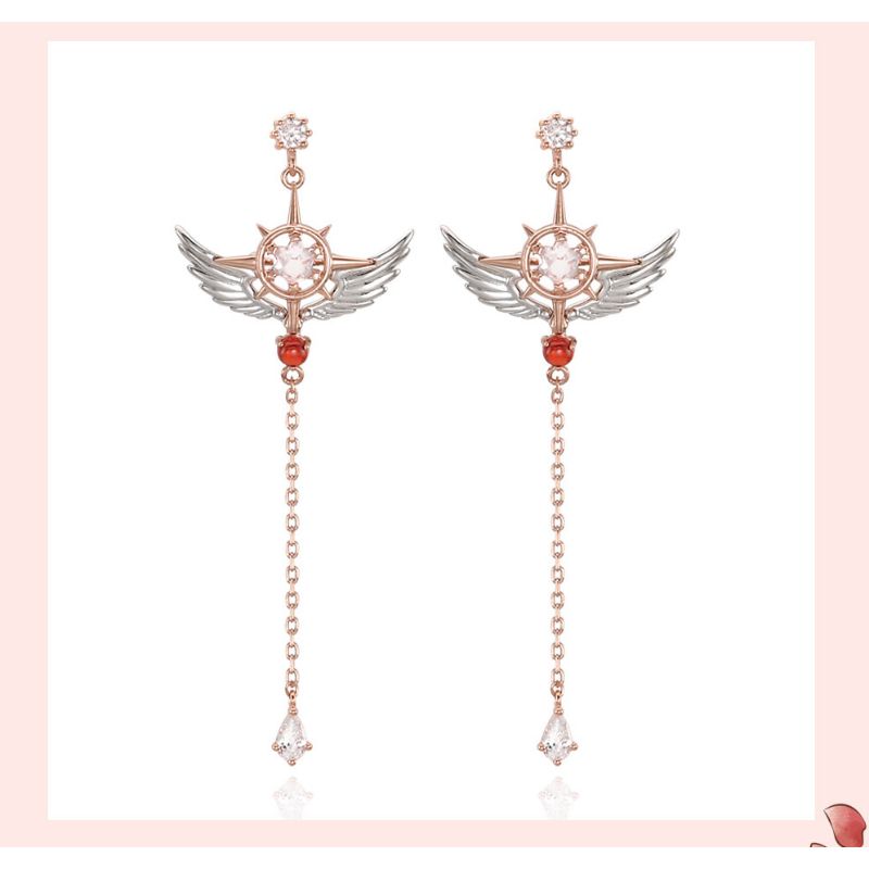 OST x Cardcaptor Sakura - Dream Wand Silver Earrings