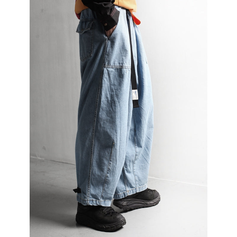 LABel M - Denim Belt Balloon Pants