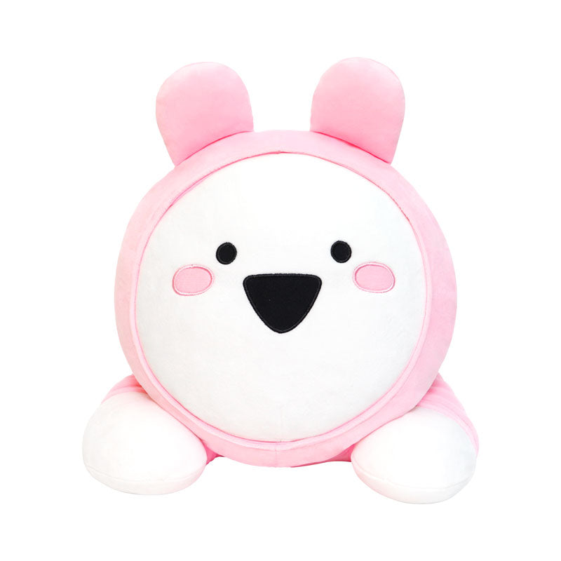 Overaction Bunny - Squishy Pillow Bunny - Pink