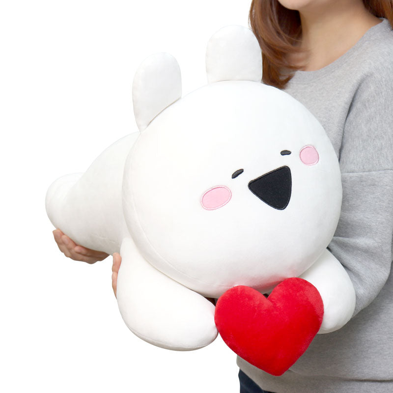 Overaction Bunny - Squishy Pillow Bunny - Heart