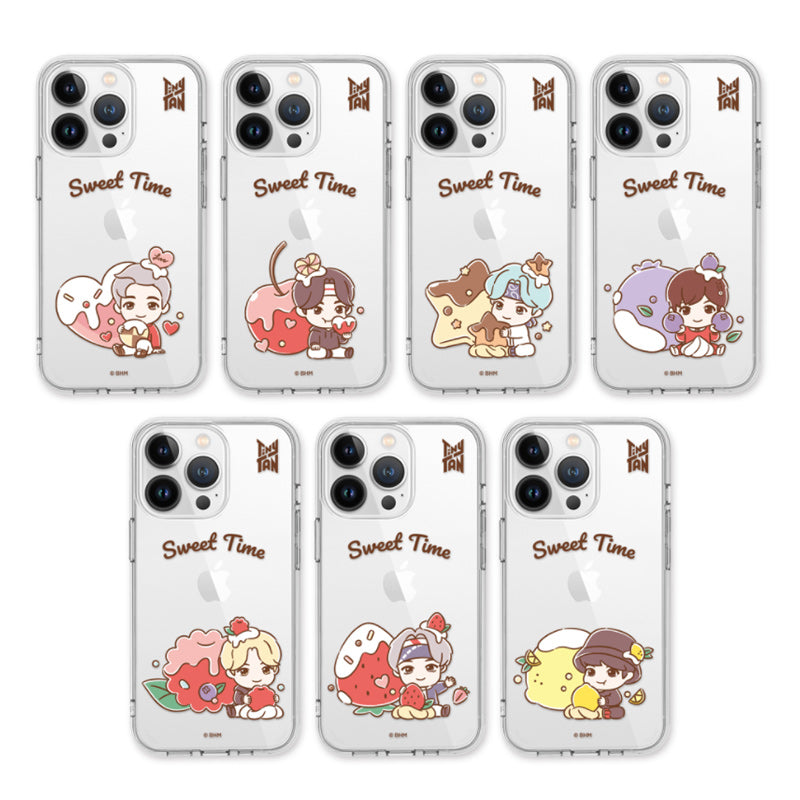 BTS - TinyTAN - Sweet Time Samsung Clear Soft Case