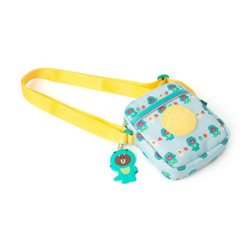 Line Friends - Winter Edition Kids Cross Bag - Dino Brown