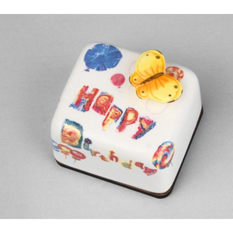 HK Studio - Moony Ceramic Happy Birthday Music Box