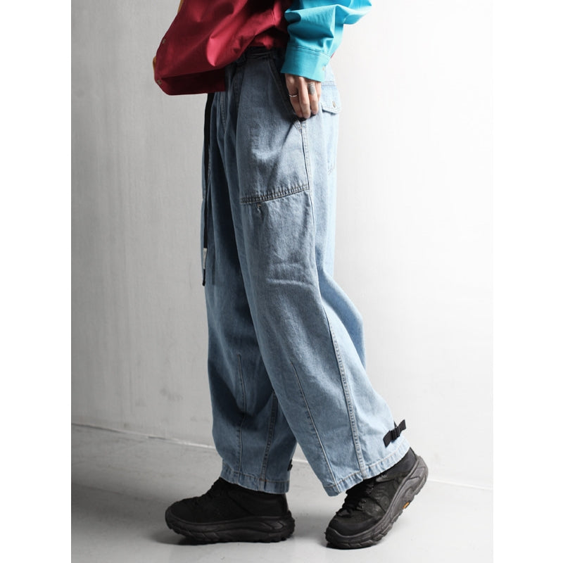 LABel M - Denim Belt Balloon Pants