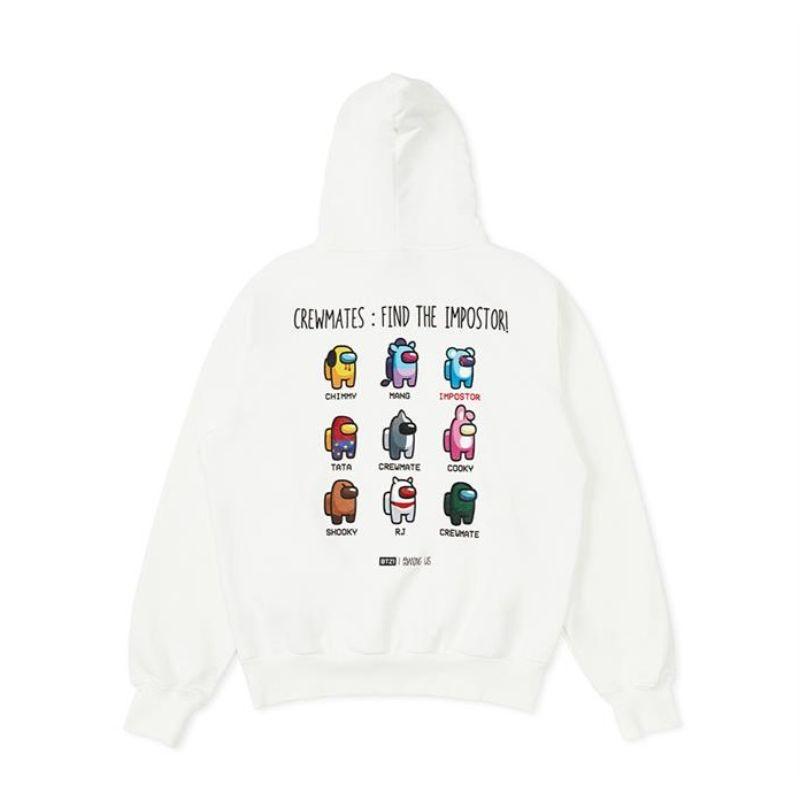 BT21 x AMONG US - Crewmates Hooded Sweatshirt - Limited Edition