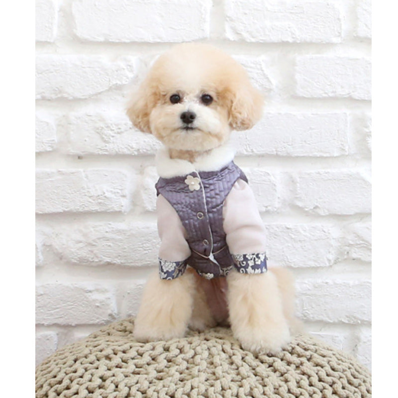 ITSDOG - Pet Prince Jihoo Quilted Hanbok