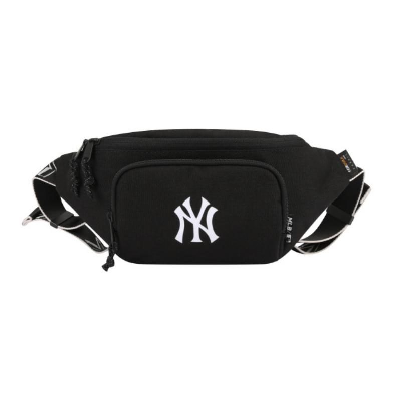 MLB Retro Full Print Series NY New York Yankees Drawstring Shoulder Messenger Bag Khaki 32BG34111-50B