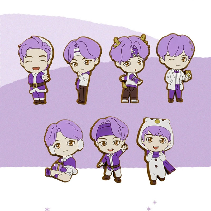 BTS - TinyTAN - HOLIDAY Silicon Magnet