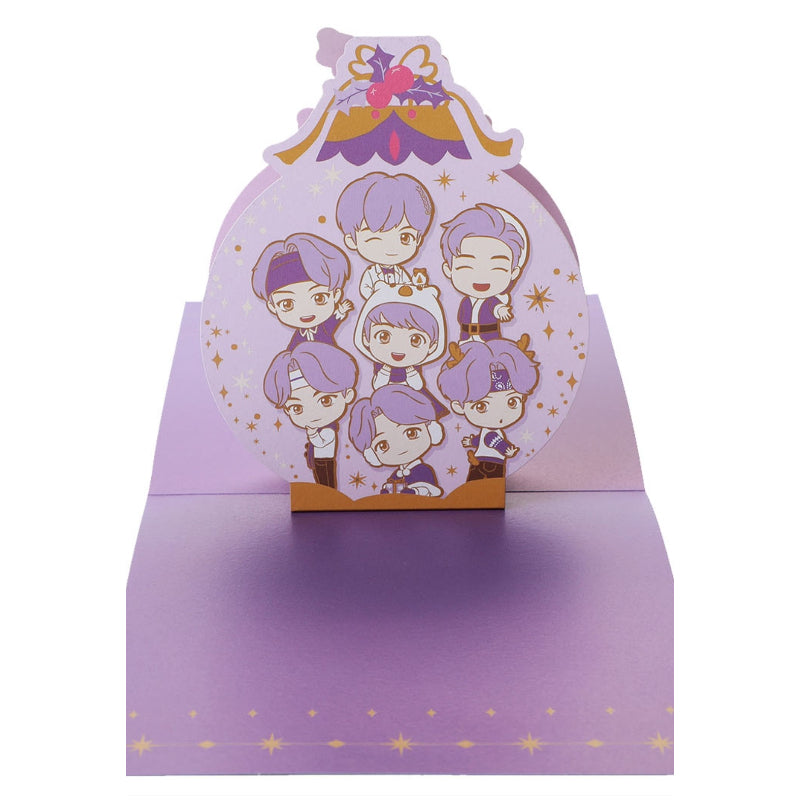 BTS - TinyTAN - Holiday Popup Card