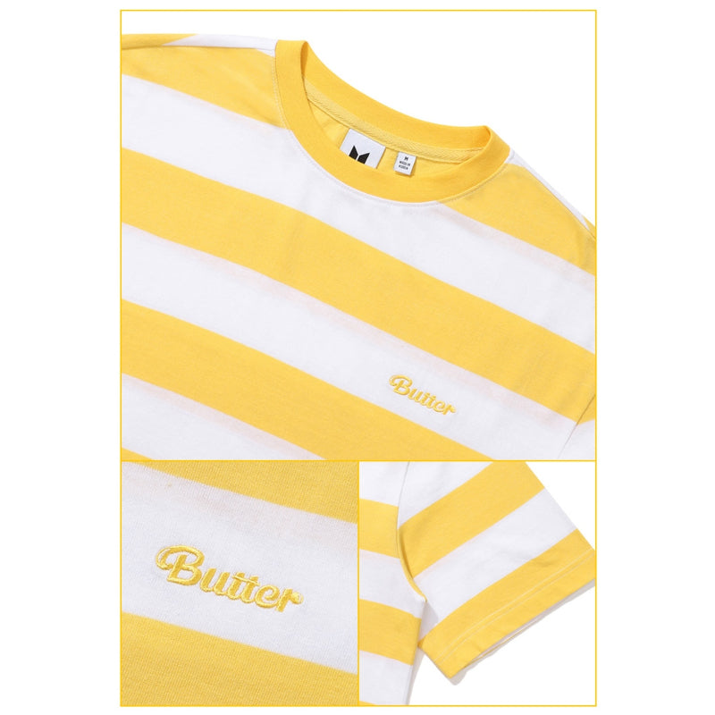 BTS - BUTTER - Striped S/S T-shirt (Multi) – Harumio