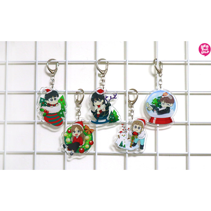 Love Revolution - 'Christmas' SD Acrylic Keyring