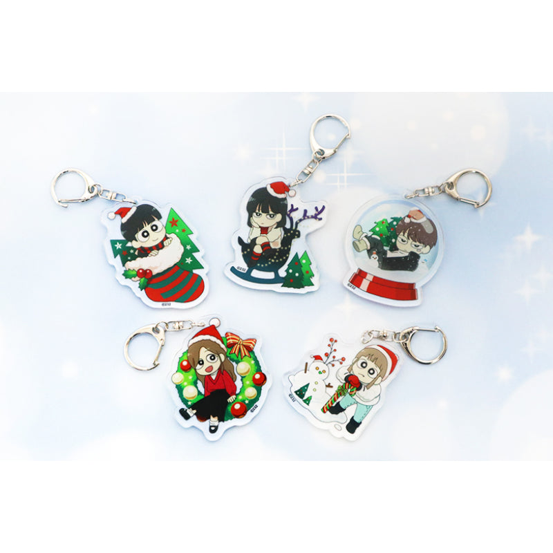 Love Revolution - 'Christmas' SD Acrylic Keyring