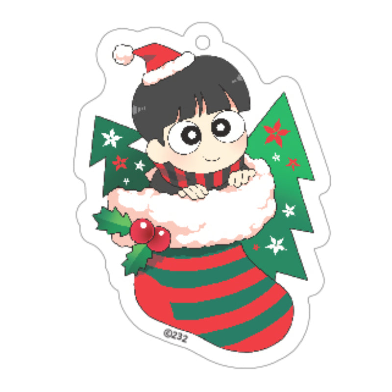 Love Revolution - 'Christmas' SD Acrylic Keyring