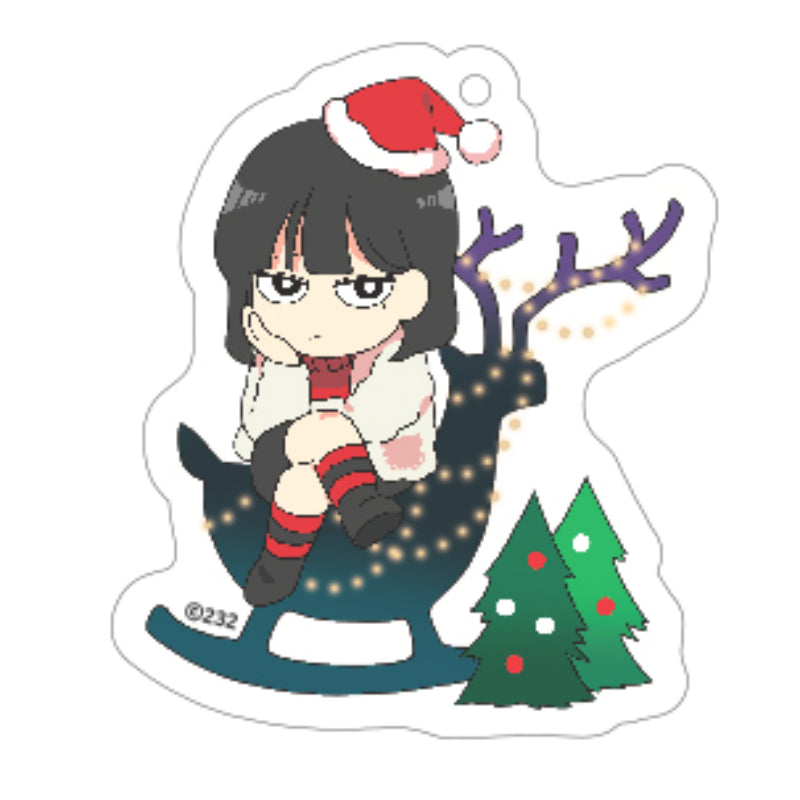 Love Revolution - 'Christmas' SD Acrylic Keyring