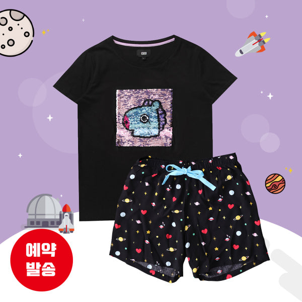 BT21 x Hunt Innerwear Sequins Pajama Set Mang Harumio