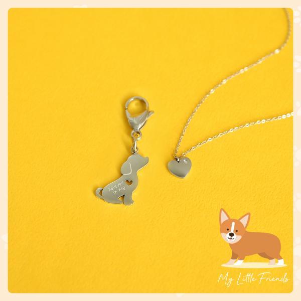 OST - My Little Friends - Walking Together Couple Necklace Set