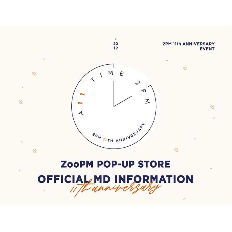 2PM - ZooPM Pop-Up Store Official Merchandises