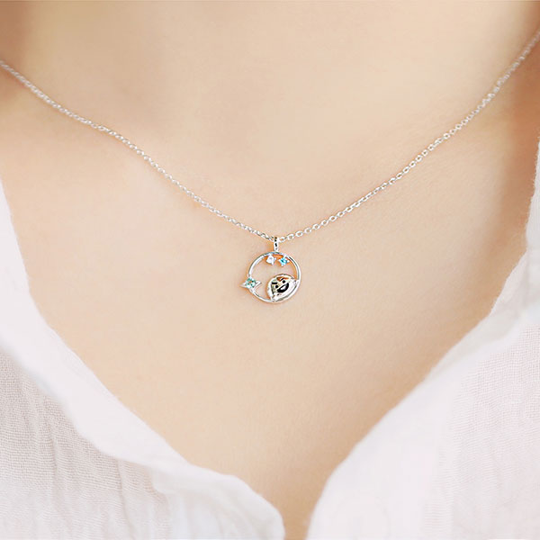 BT21 x OST - Silver Necklace Ver. 2 - Shooky