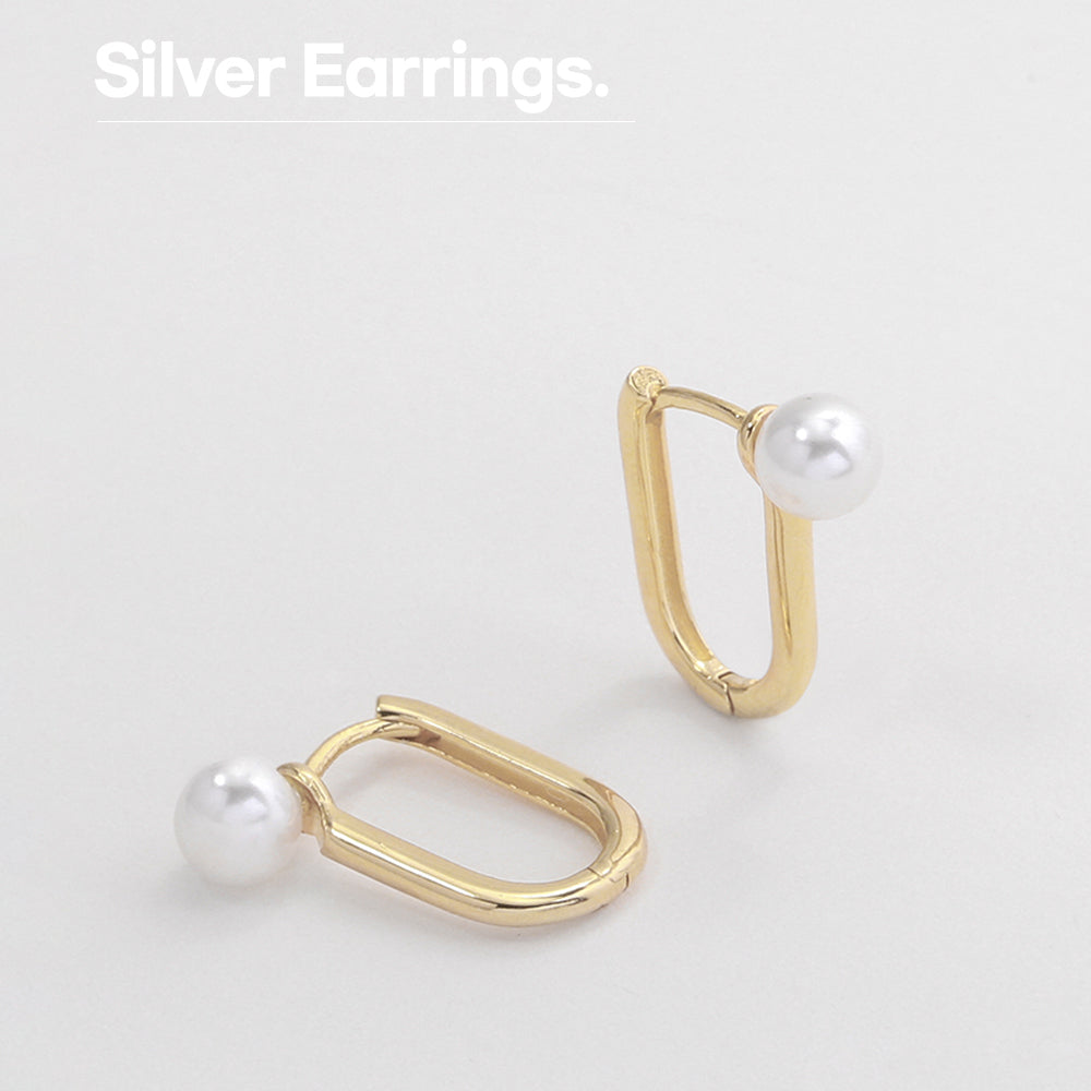 OST - Glam Unique Pearl Earrings