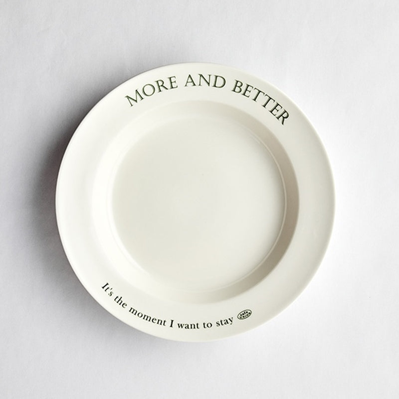 Korean Mine Lettering - Pasta Bowl