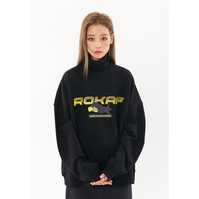 Slow Acid x Republic of Korea Air Force - Black Eagles Sweatshirt Black / L